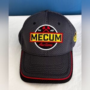 Mecum Auctions Adjustable Hat Cap, Hook and Loop Back, OSFA